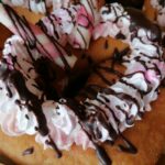 strawberry cream doughnut