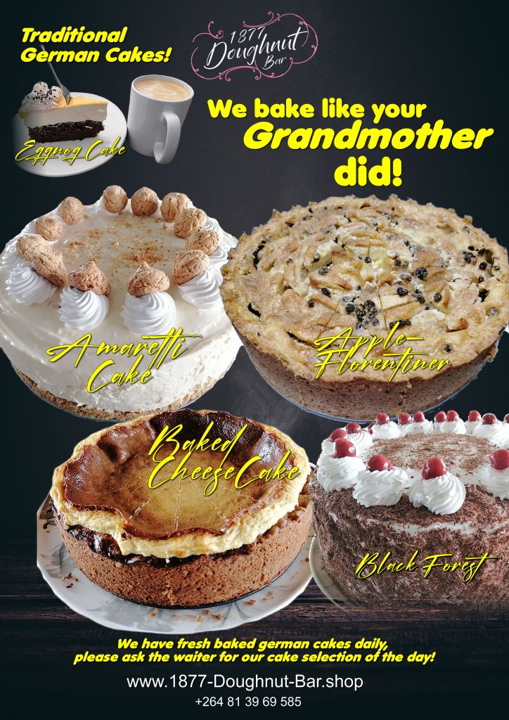 German-Cakes, the best in Namibia, Swakopmund, Africa